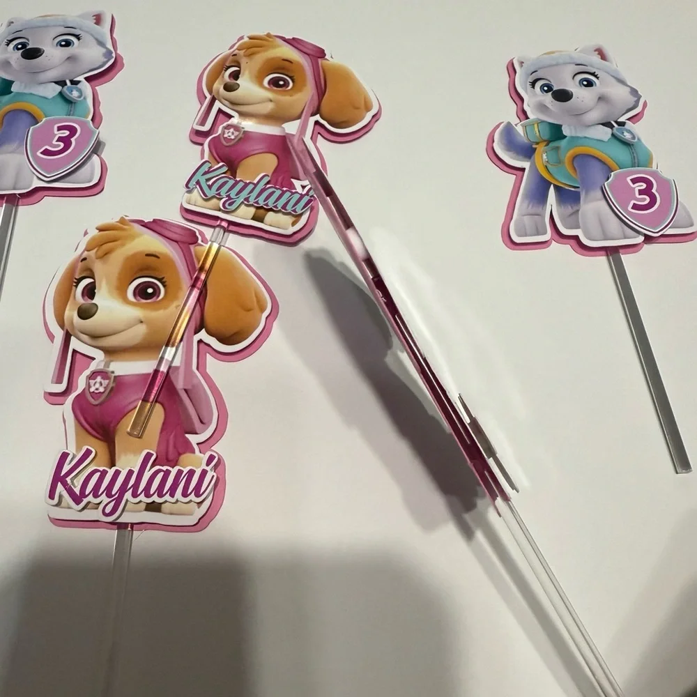Paw Patrol Party cupCake Toppers - any theme